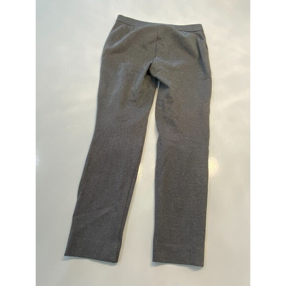 Theory Black and White Cropped Pull On Pant Ankle Crop Size M Women's - Picture 6 of 9